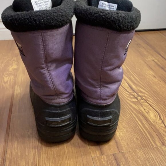 SOREL Cumberland Purple/Black Boots Women Size 7 - Picture 5 of 9